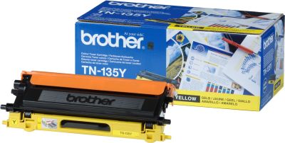 Оригинална тонер касета Brother TN-135Y YELLOW, до 4000 копия 0