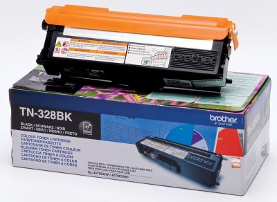 Оригинална тонер касета Brother TN-328BK BLACK, до 6000 копия 0