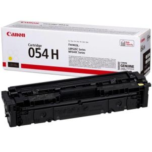 Оригинална тонер касета Canon CRG-054H Y (3025C002AA) Yellow, до 2300 копия 0