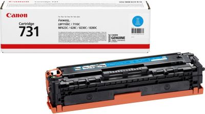 Оригинална тонер касета Canon CRG-731C Cyan (6271B002AA), до 1500 копия 0