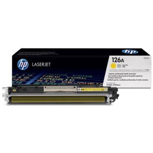 Кликни за увеличение Оригинална тонер касета HP CE312A (126A) Yellow, до 1000 копия 0